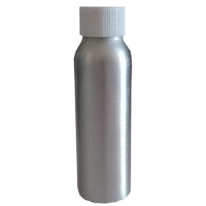 C526 ALU Flacon aluminium 75 ml avec bouchon et rehausseur